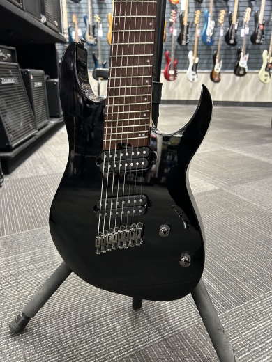 Ibanez RG Multi Scale 8-String Electric Guitar - Black